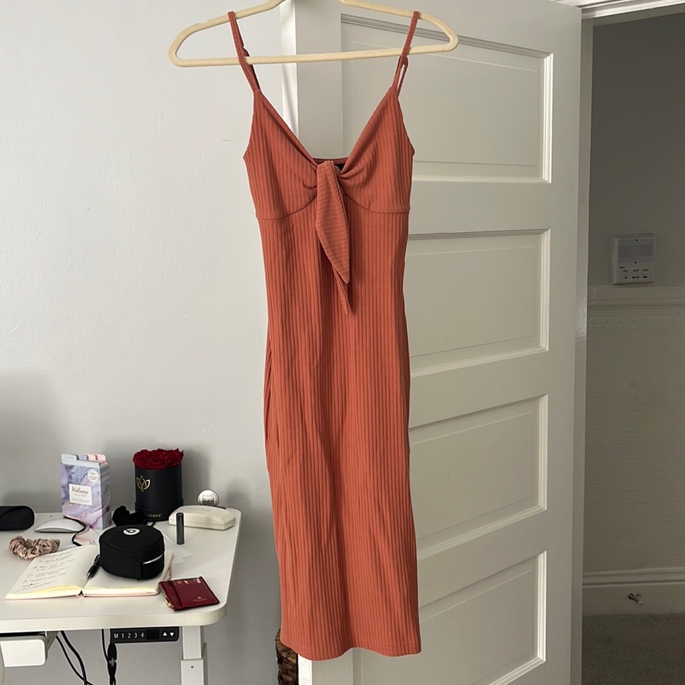 Peach dress